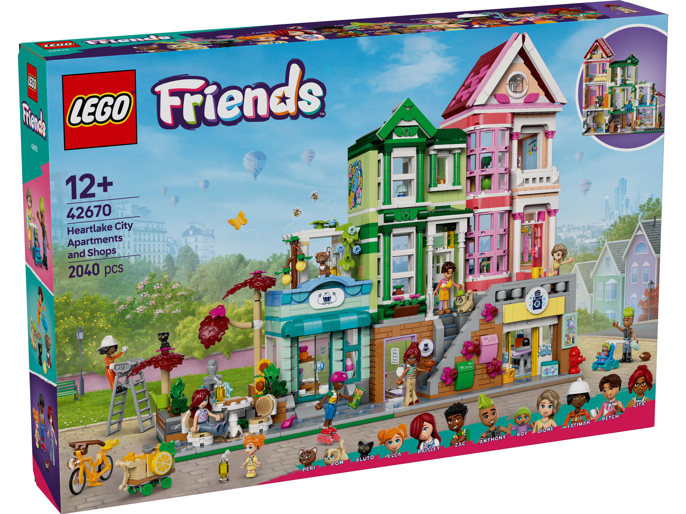LEGO Friends Wohn- und Einkaufsstrasse 42670 - Bild 1