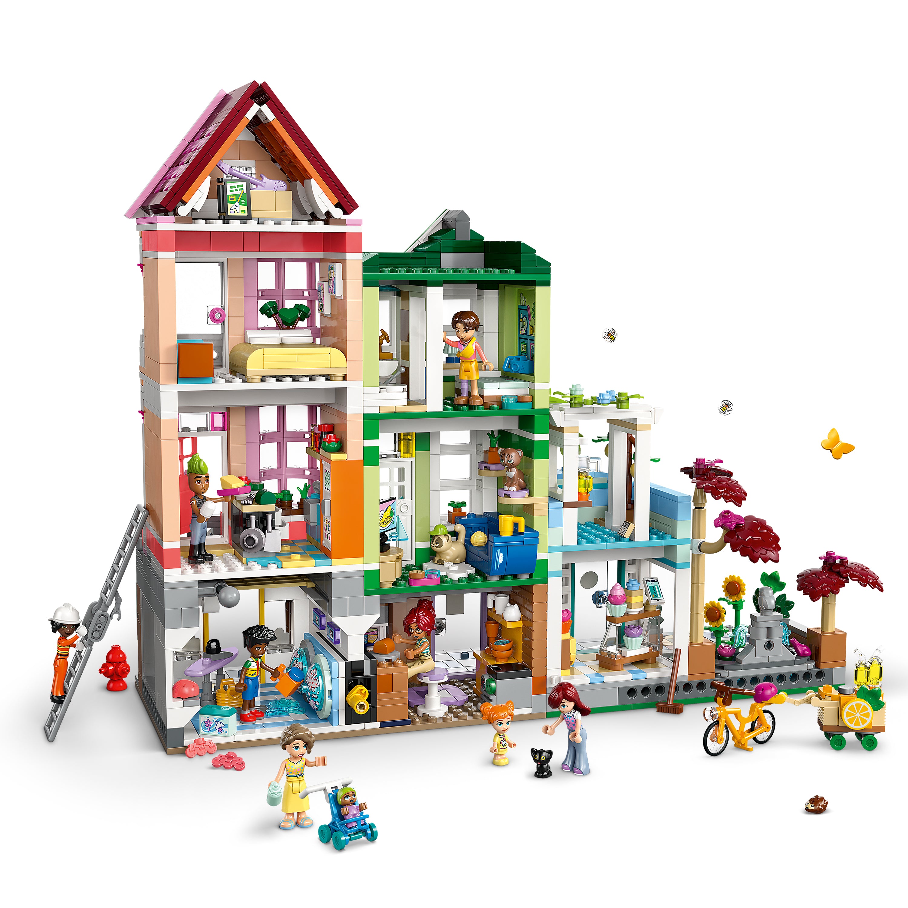 LEGO Friends Wohn- und Einkaufsstrasse 42670 - Bild 3