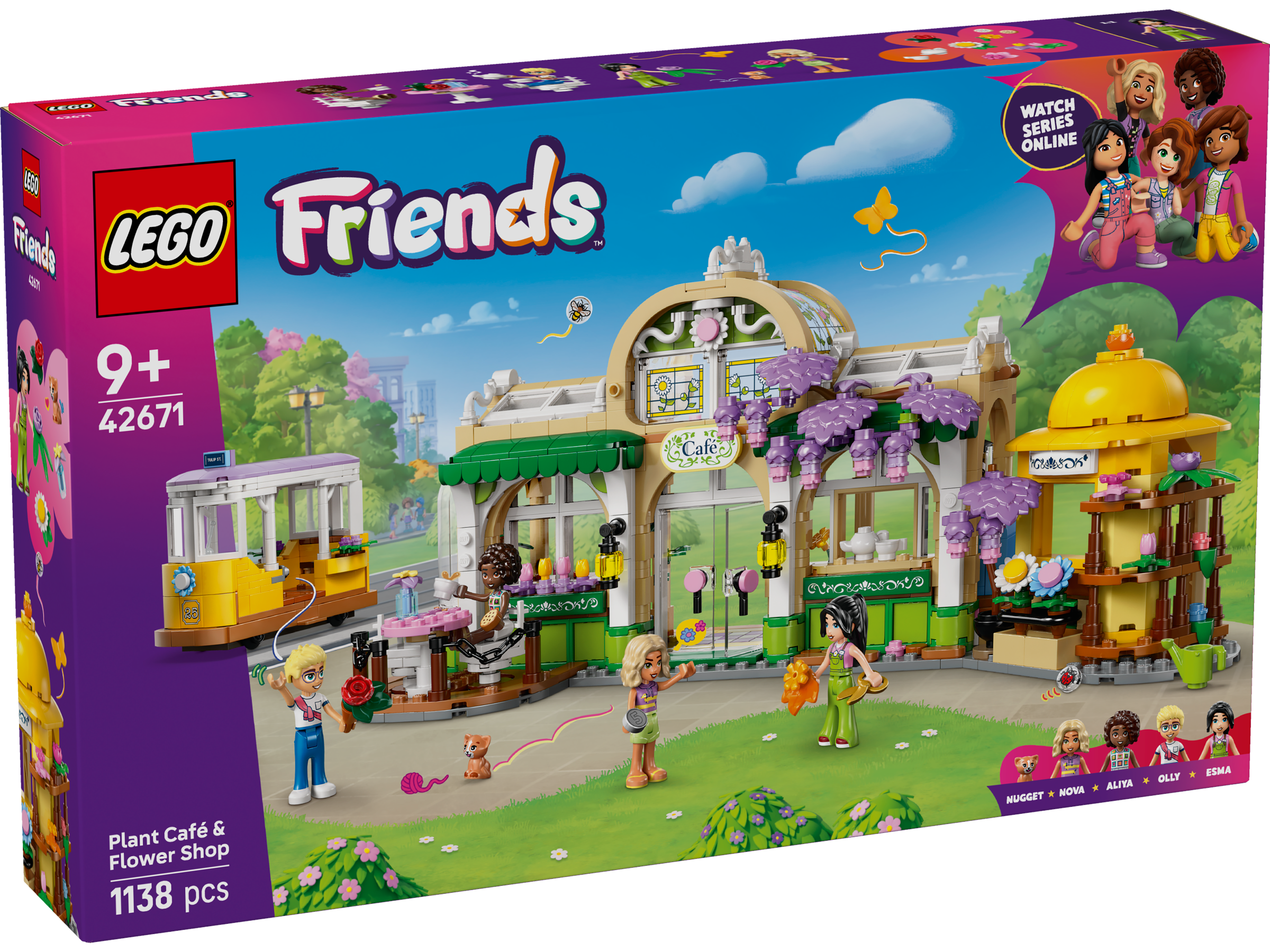 LEGO Friends  Pflanzencafé und Blumenkiosk 42671 - Bild 1