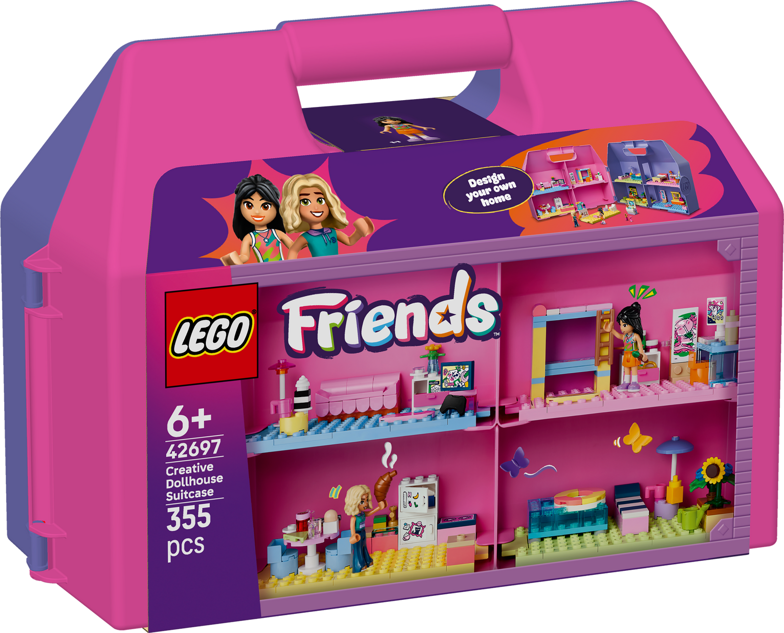 LEGO® Friends 42697 Kreativer Puppenhauskoffer
