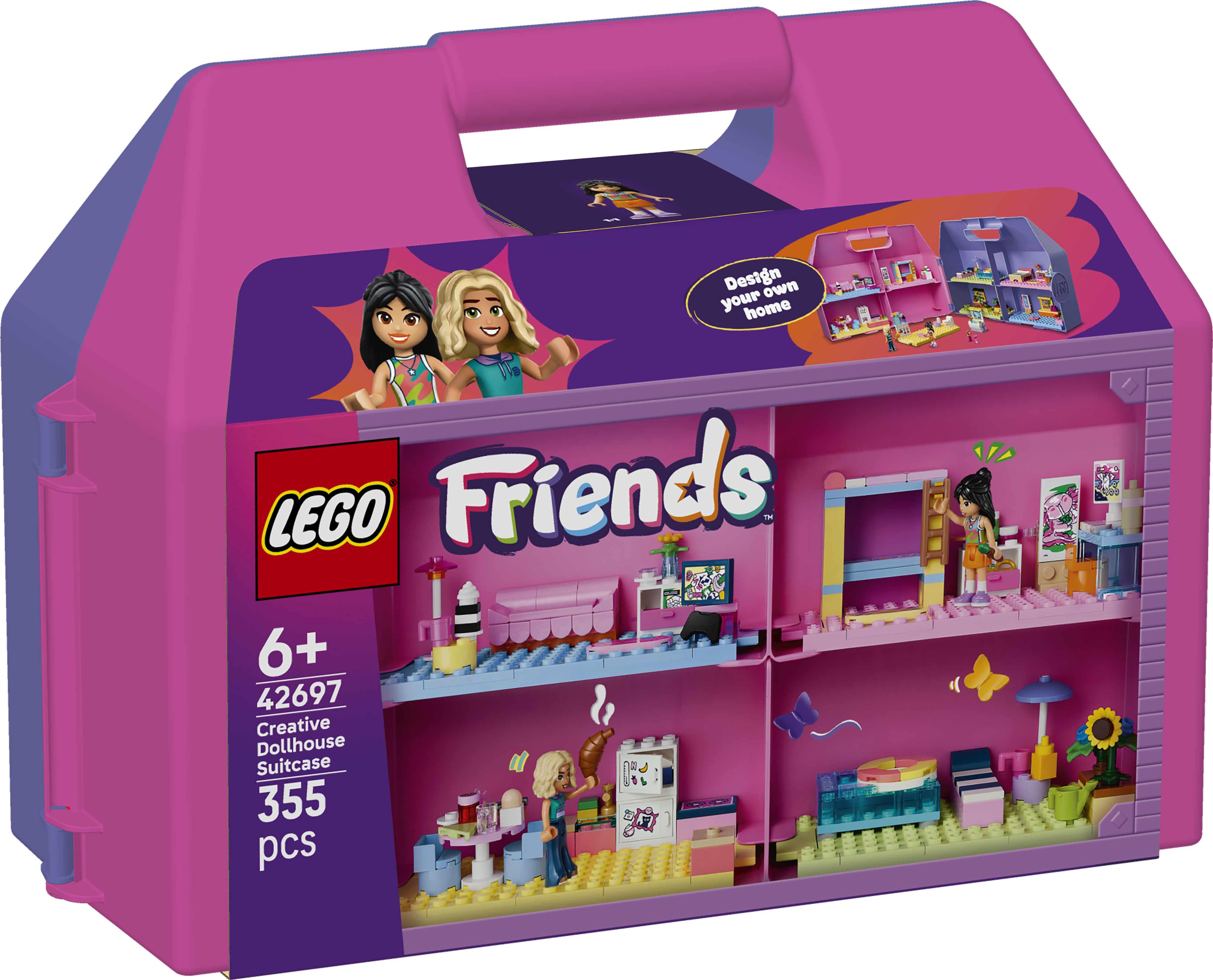 LEGO® Friends 42697 Kreativer Puppenhauskoffer - Bild 1