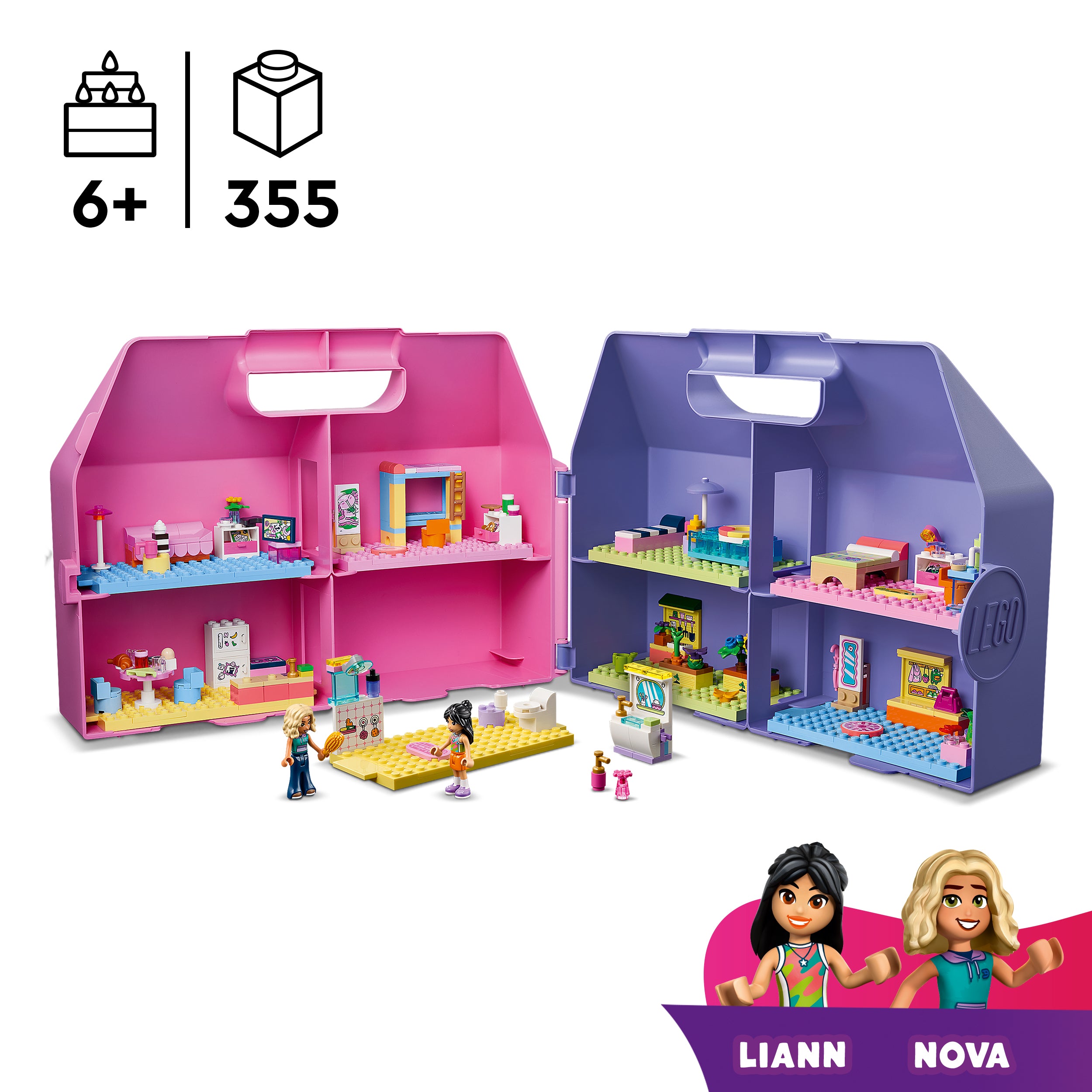 LEGO® Friends 42697 Kreativer Puppenhauskoffer - Bild 2