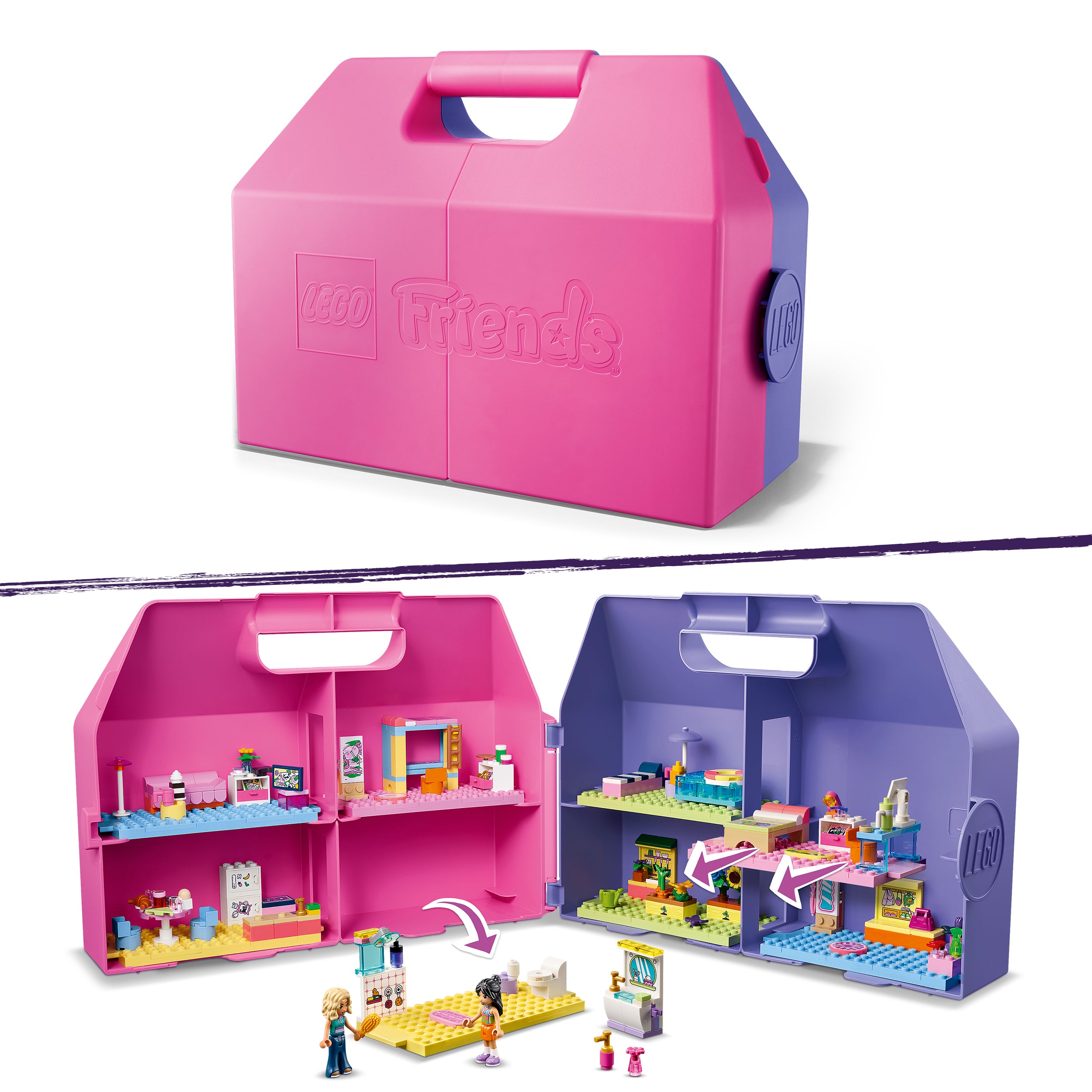 LEGO® Friends 42697 Kreativer Puppenhauskoffer - Bild 3