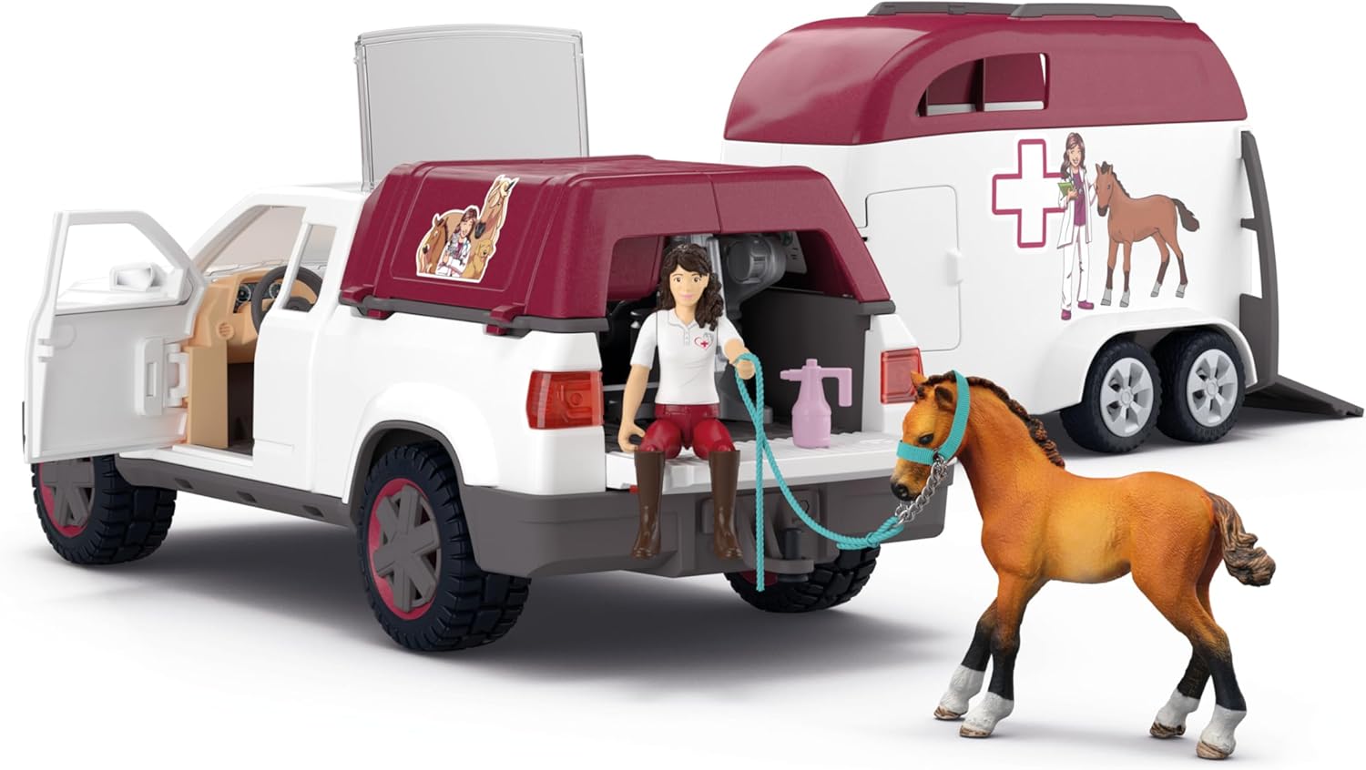 Schleich Horse Club Mobile Tierärztin mit Anhänger 42704 - Bild 5