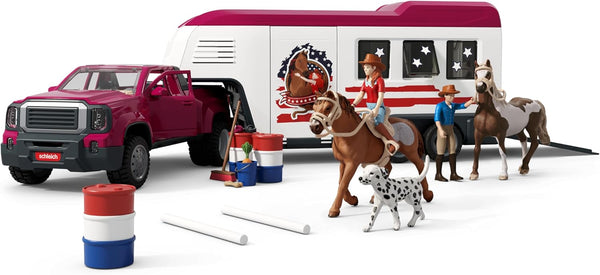 SCHLEICH Horse Club Lackside Truck mit Anhänger 42705