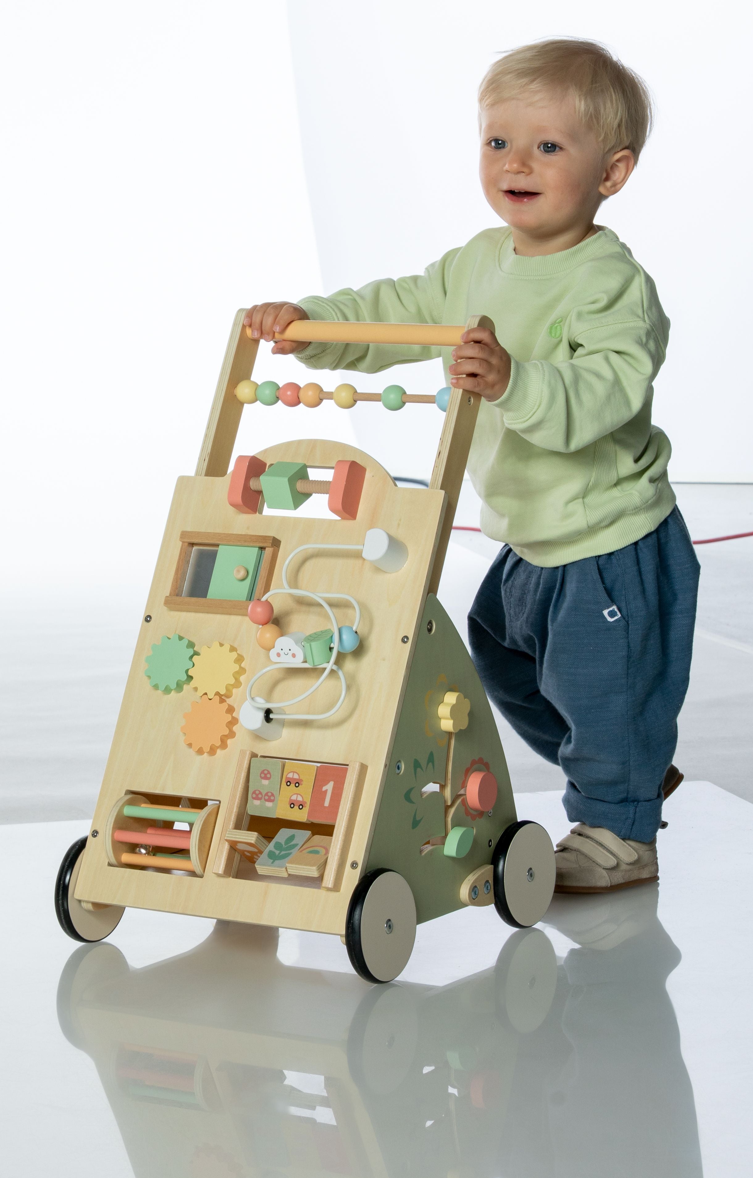 SpielMaus Holz Spiel- und Lauflernwagen - Bild 3