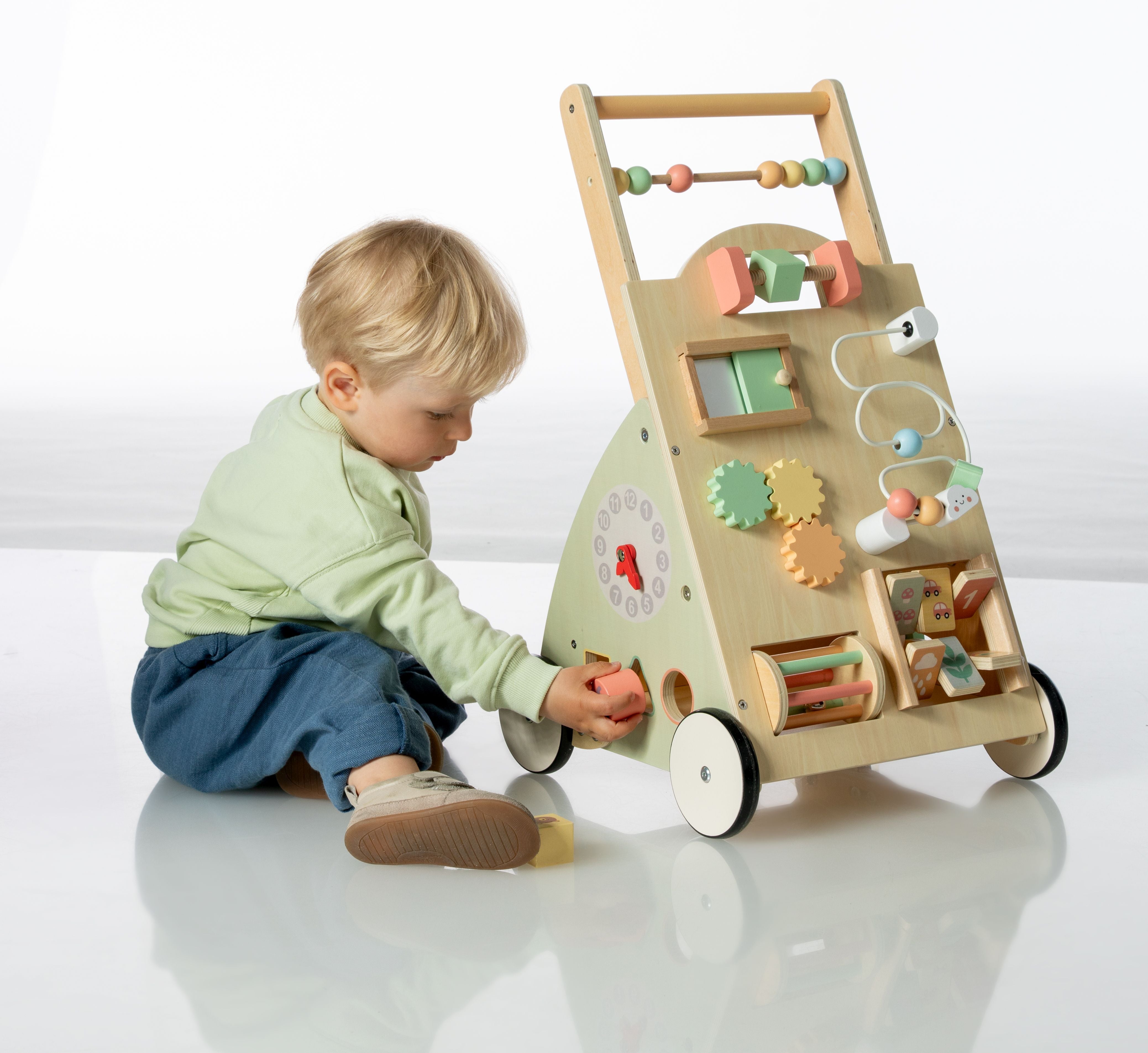 SpielMaus Holz Spiel- und Lauflernwagen - Bild 2