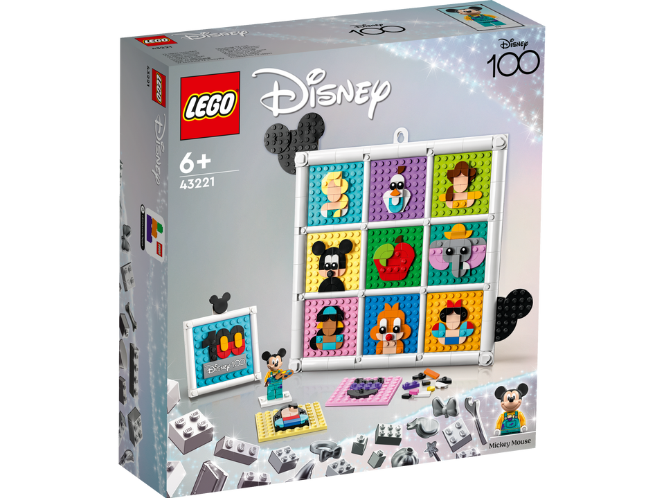 LEGO Disney 100 Jahre Disney Zeichentrickikonen 43221