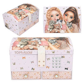 Top Model Schmuckkästchen mit Code und Sound Cat Love