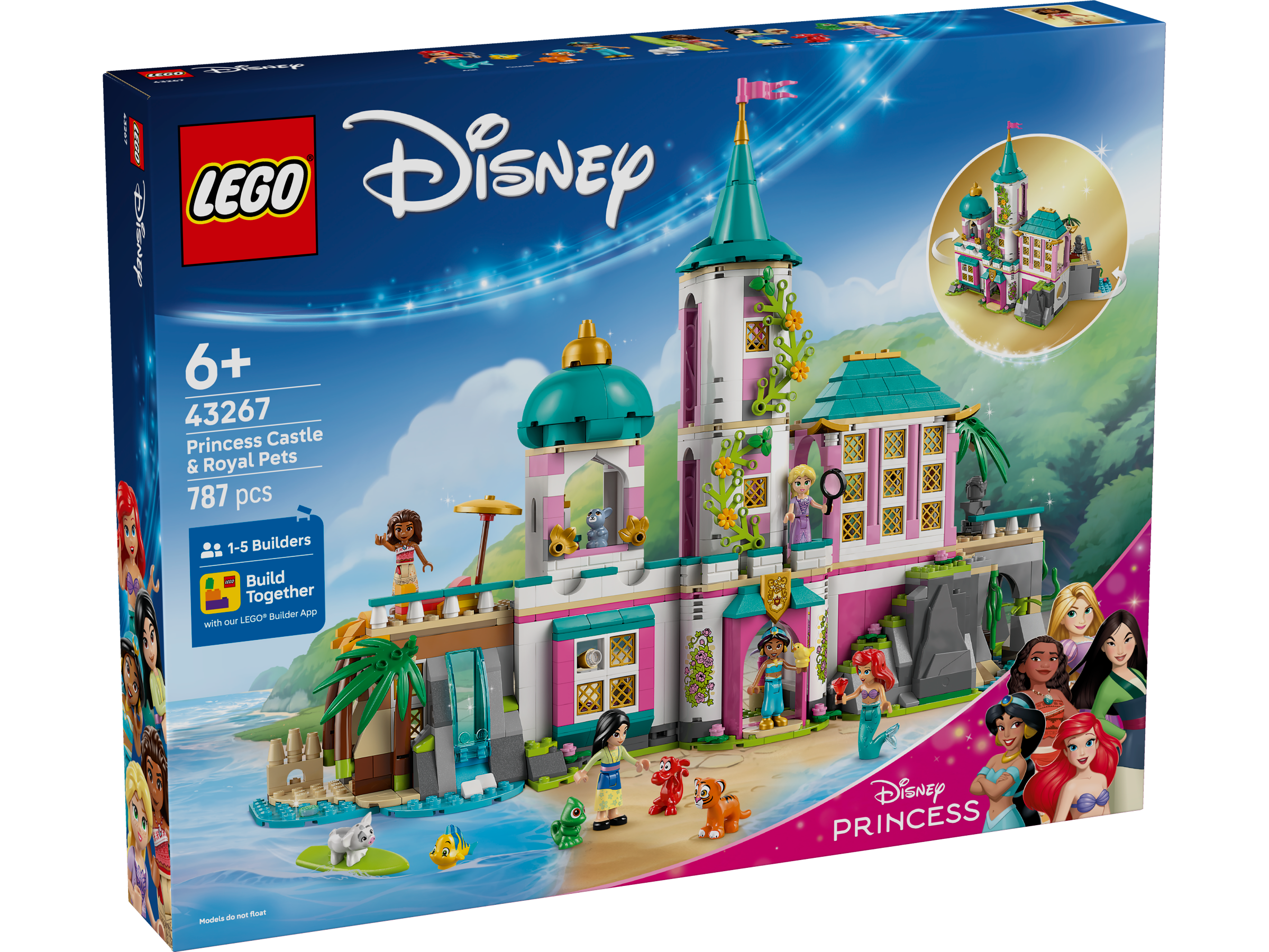 LEGO Disney  Prinzessinnenschloss mit Haustieren 43267 - Bild 1