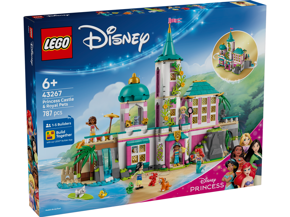 LEGO Disney  Prinzessinnenschloss mit Haustieren 43267