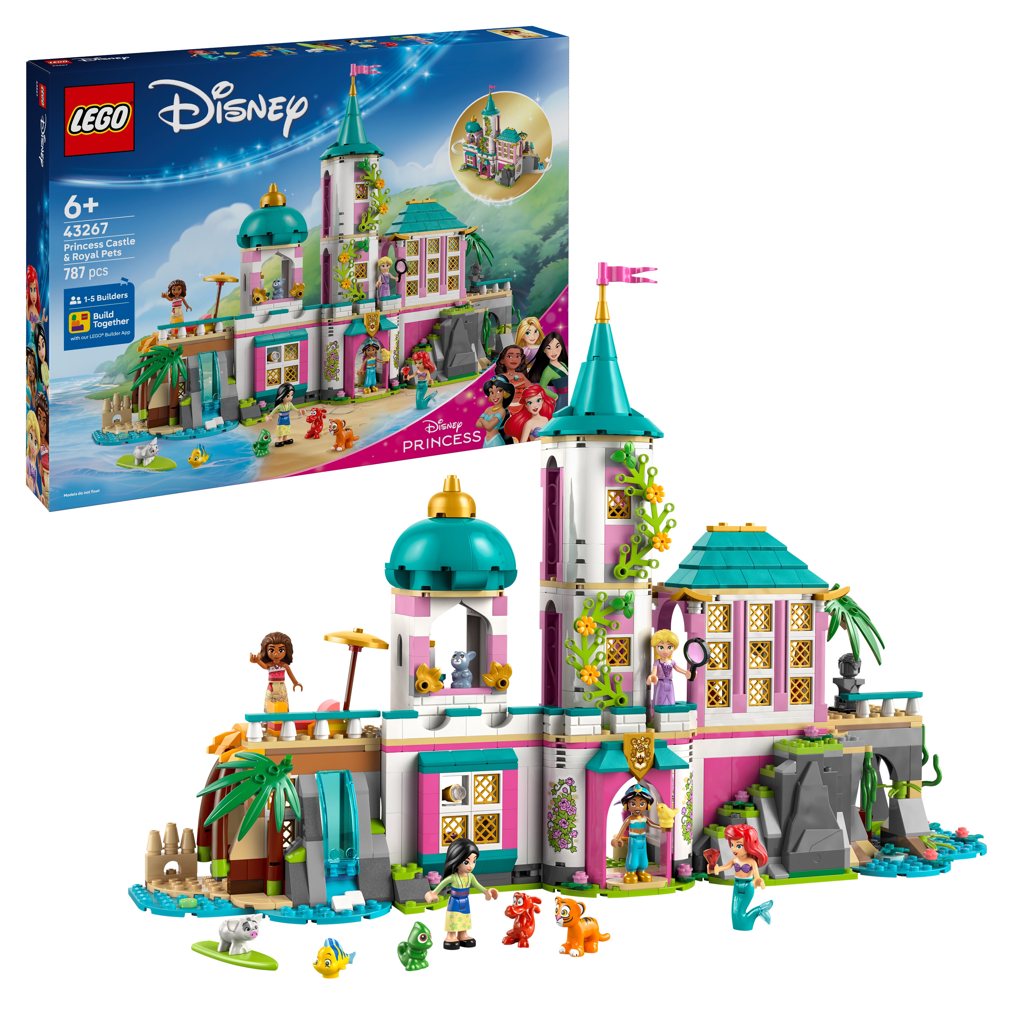 LEGO Disney  Prinzessinnenschloss mit Haustieren 43267 - Bild 9