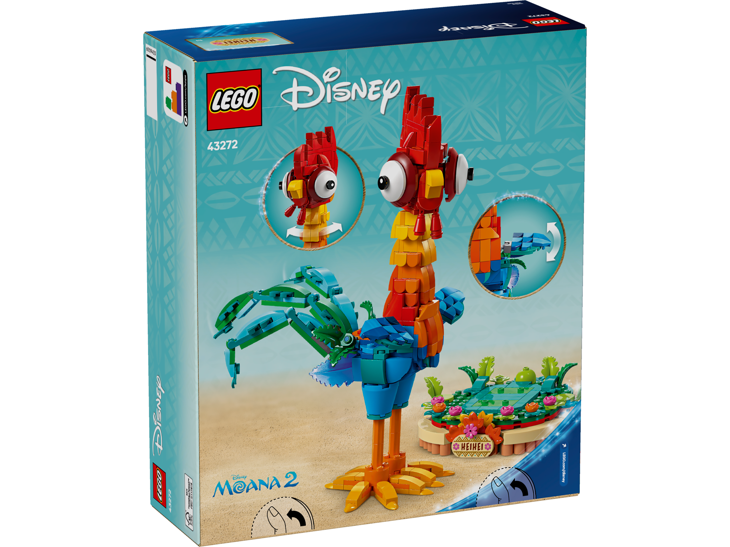 LEGO Disney Princess Heihei Vaiana 43272 - Bild 6