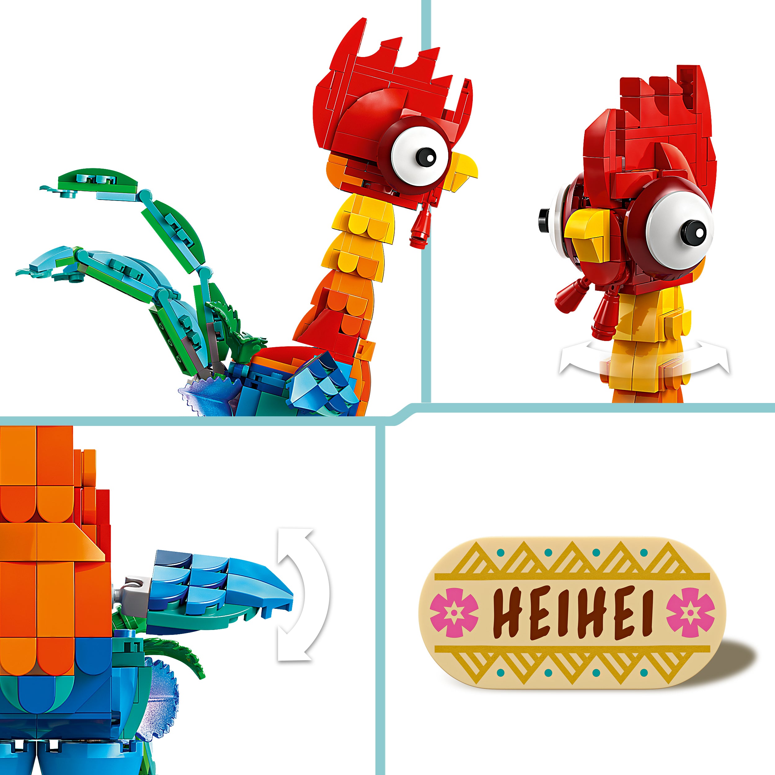 LEGO Disney Princess Heihei Vaiana 43272 - Bild 3