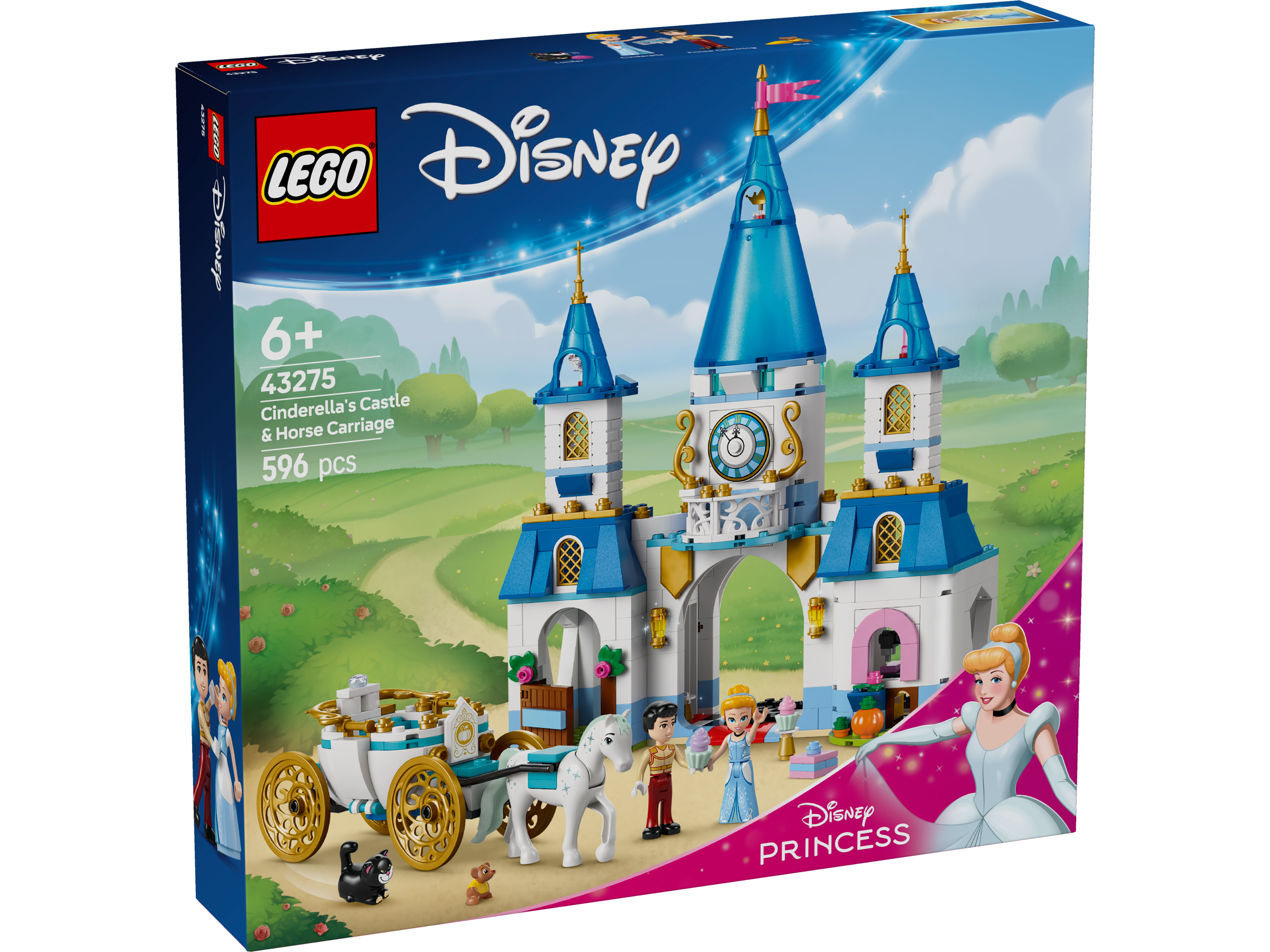 LEGO Disney Cinderellas Schloss und Pferdekutsche 43275 - Bild 1