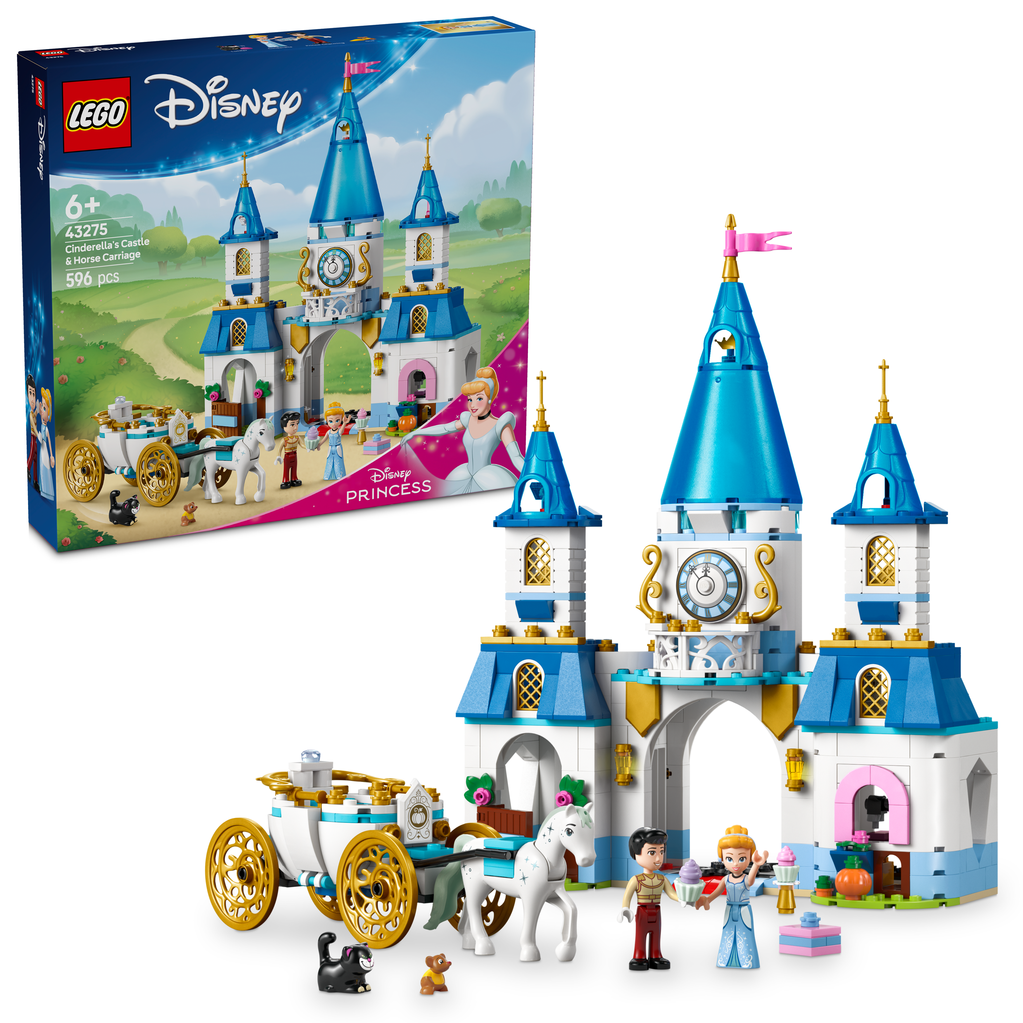 LEGO Disney Cinderellas Schloss und Pferdekutsche 43275 - Bild 9