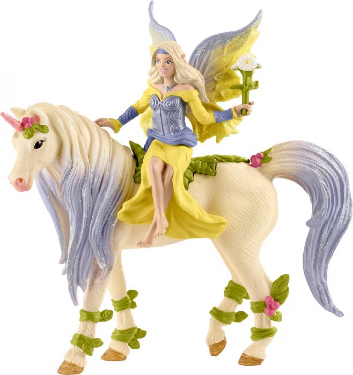 Schleich Bayala Sera mit Blüten-Einhorn 70565 - Bild 1