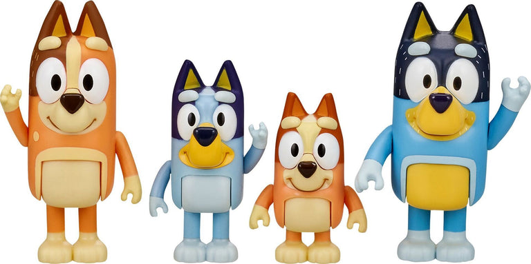 BLUEY Figuren 4er Pack - Familie