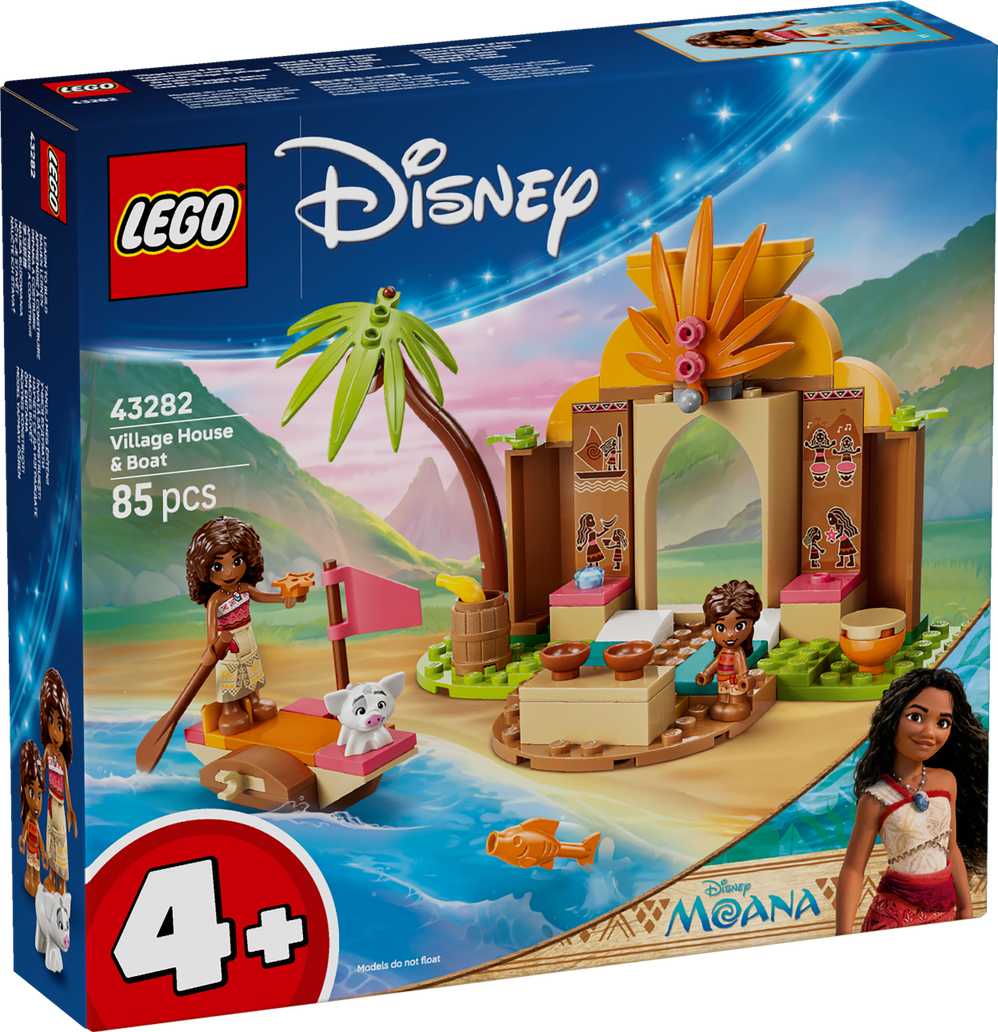 LEGO Disney 43282 Vaianas Hütte und Boot