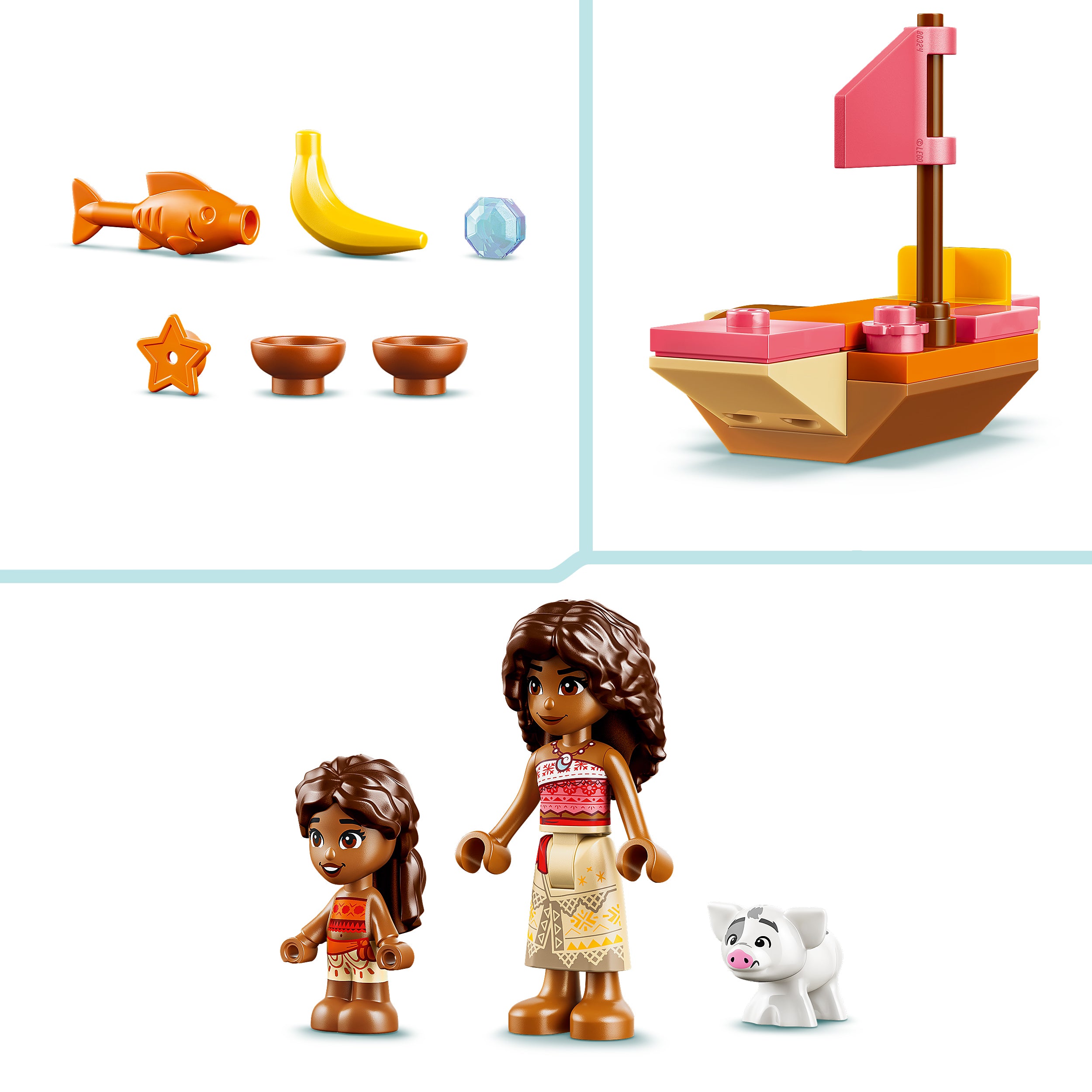 LEGO Disney 43282 Vaianas Hütte und Boot - Bild 5