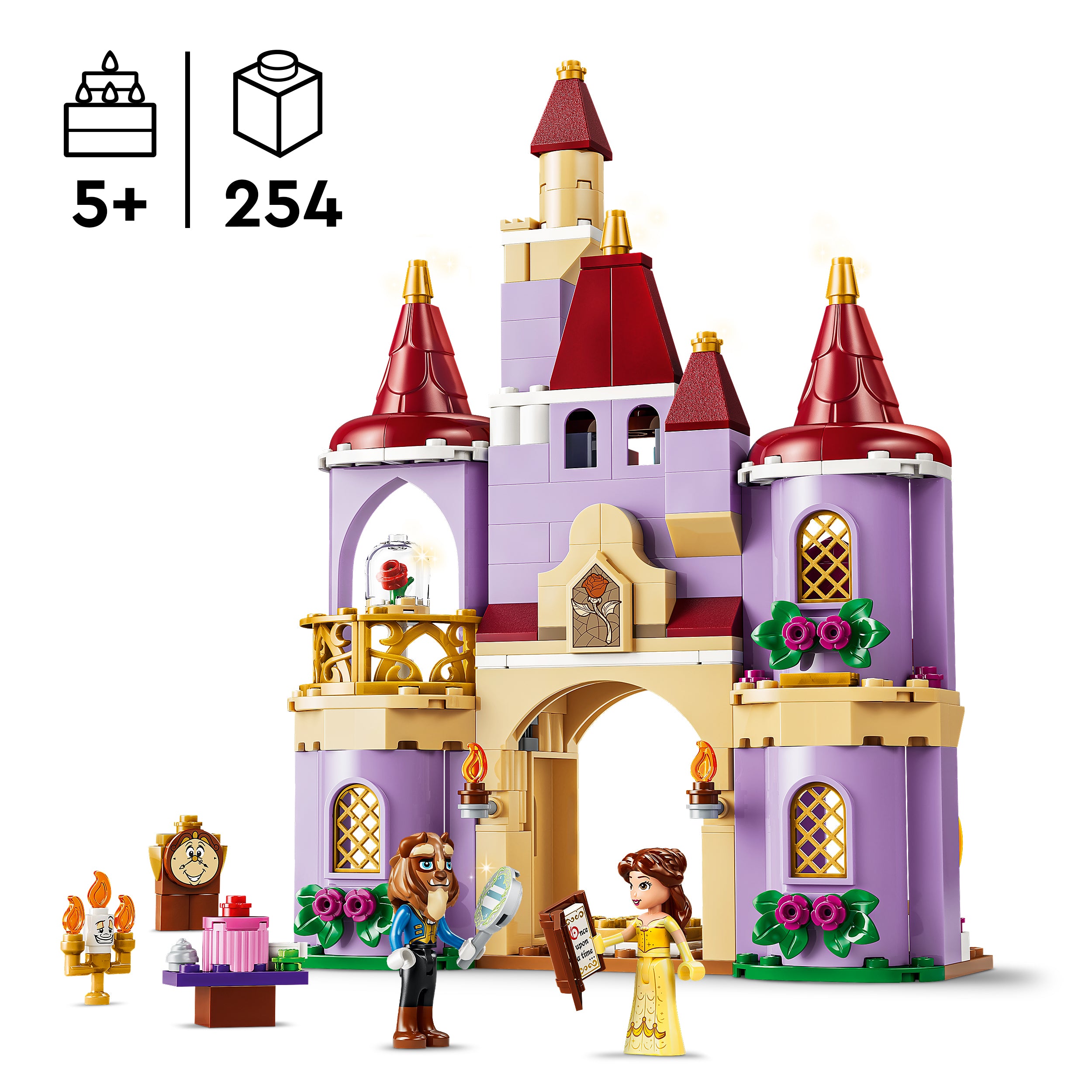 LEGO Disney 43289 Das verzauberte Schloss von Belle - Bild 6