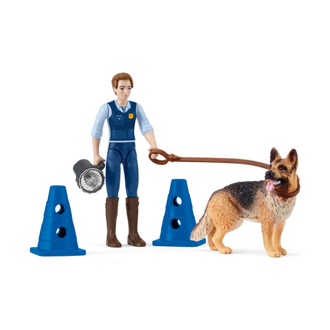 Schleich Polizeieinsatz mit Schäferhund 81466