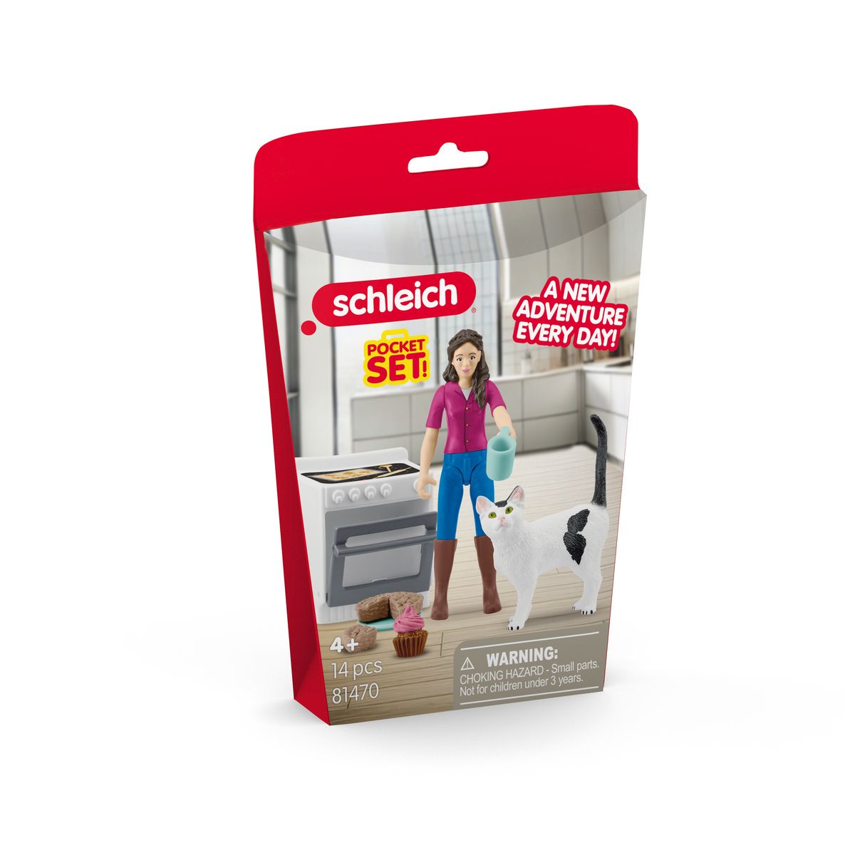 Schleich Backnachmittag mit Katze 81470 - Bild 3