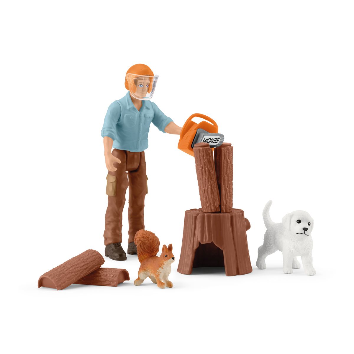 Schleich Förster mit Tieren 81475 - Bild 1