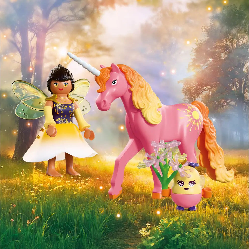PLAYMOBIL Fantasy & Magic Sammeleinhorn Morgentau mit Fee 72218 - Bild 6