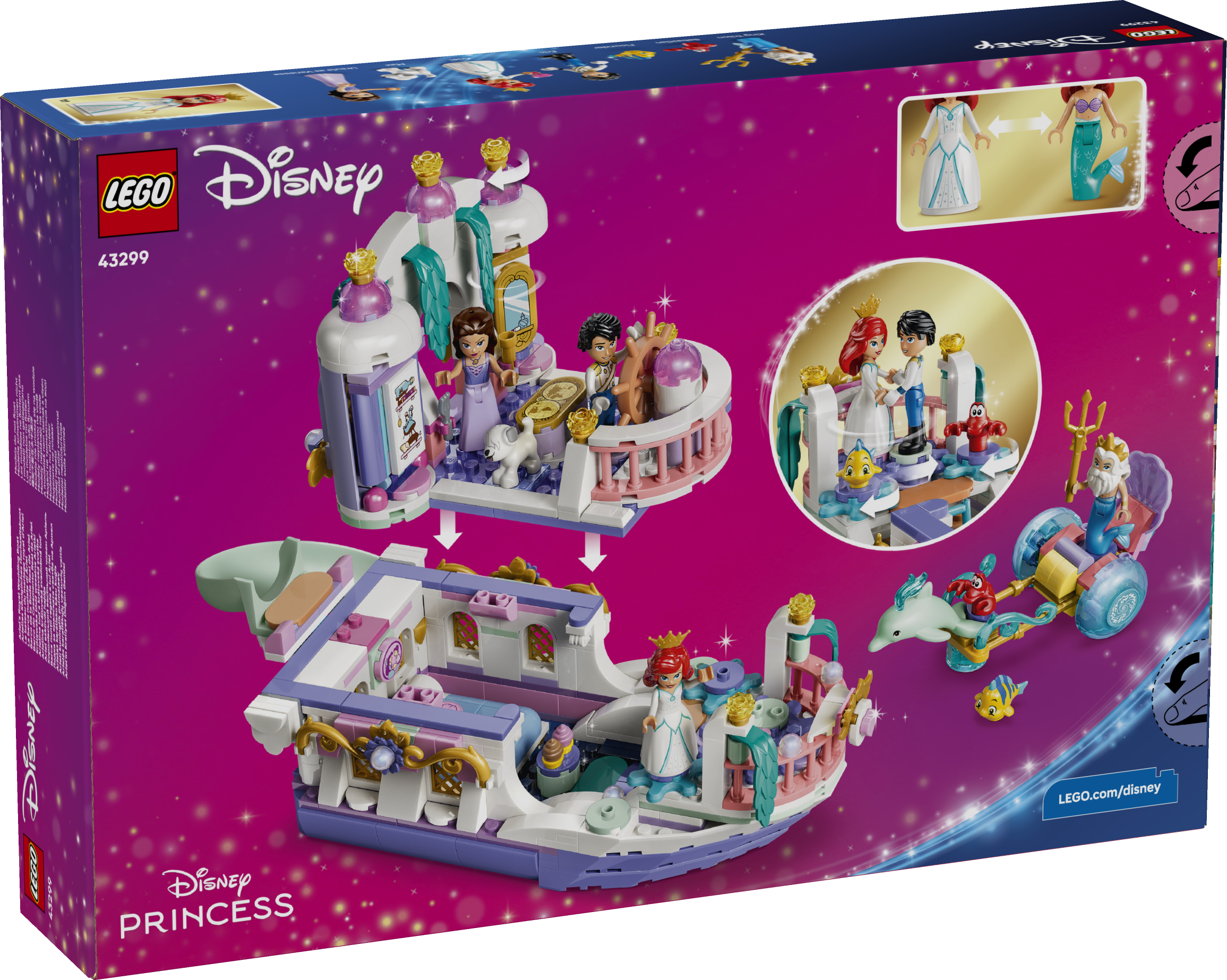 LEGO Disney 43299 Arielles Königliches Hochzeitsboot - Bild 12