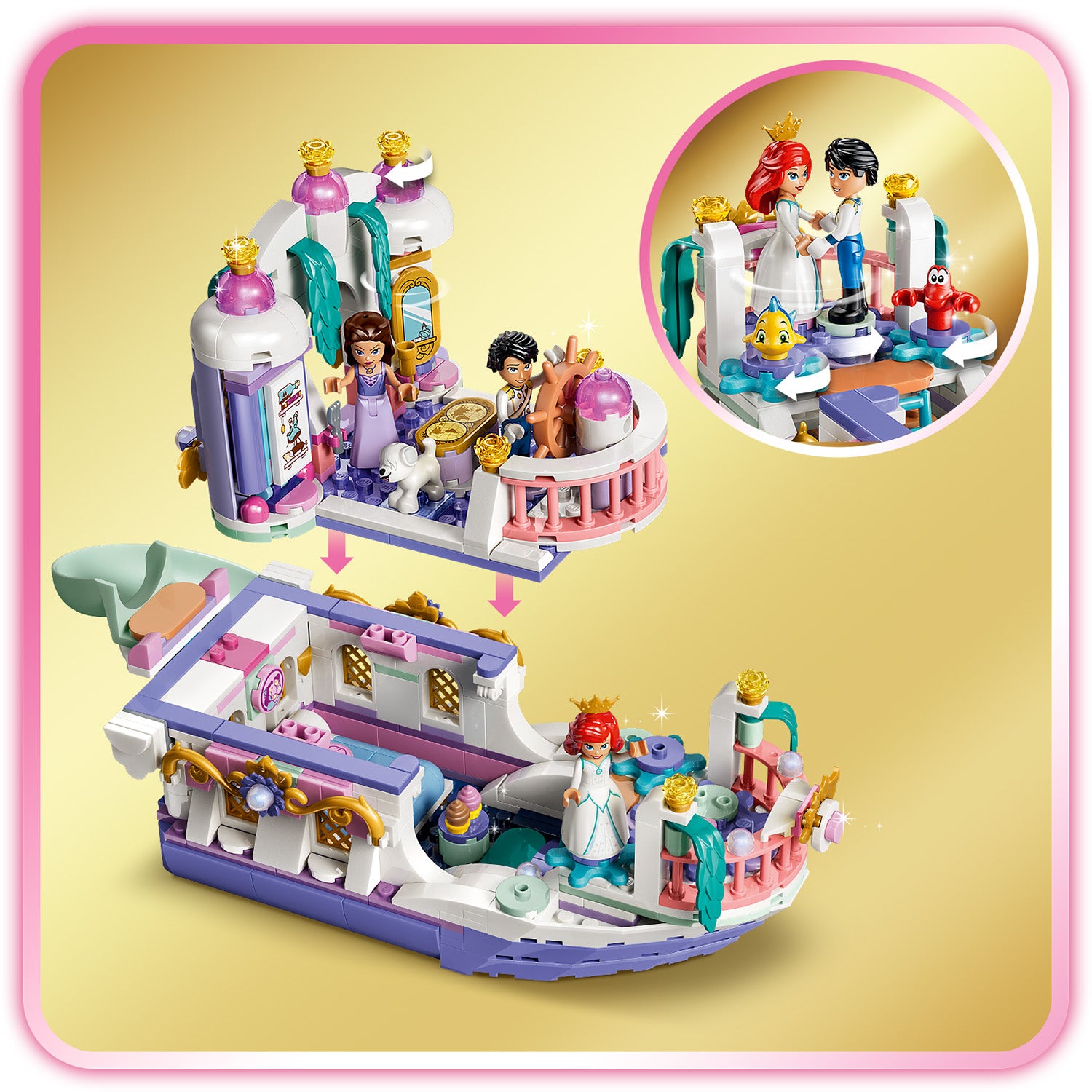 LEGO Disney 43299 Arielles Königliches Hochzeitsboot - Bild 10