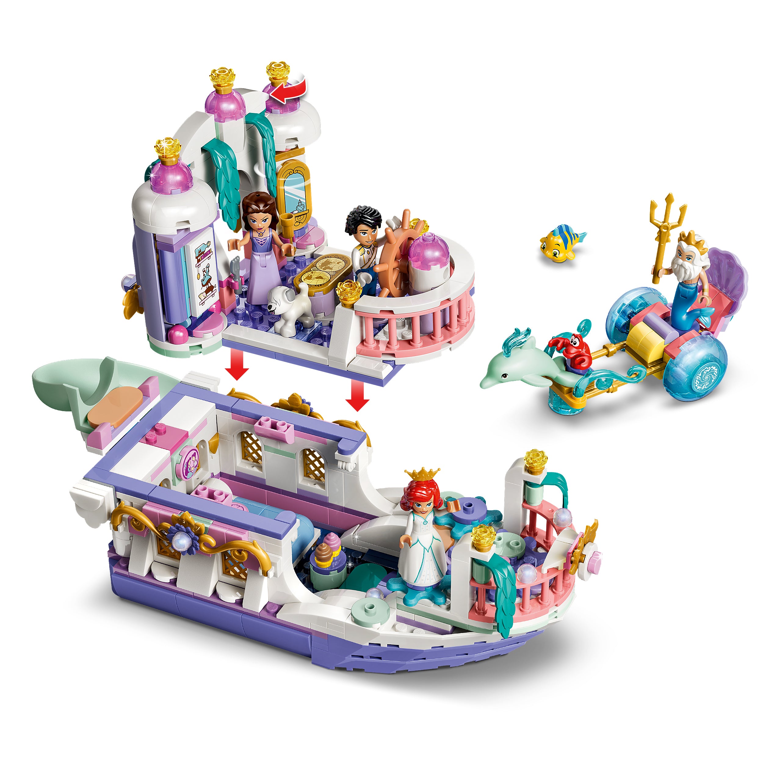 LEGO Disney 43299 Arielles Königliches Hochzeitsboot - Bild 7