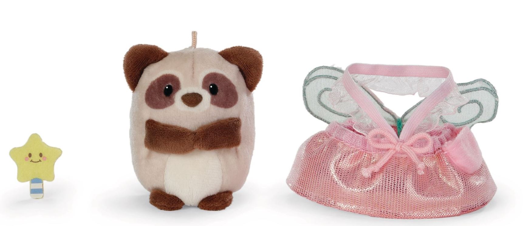 Nici mymochi 3in1 Waschbär Rakuma mit Zauberstab u. Feenkostüm - Bild 3