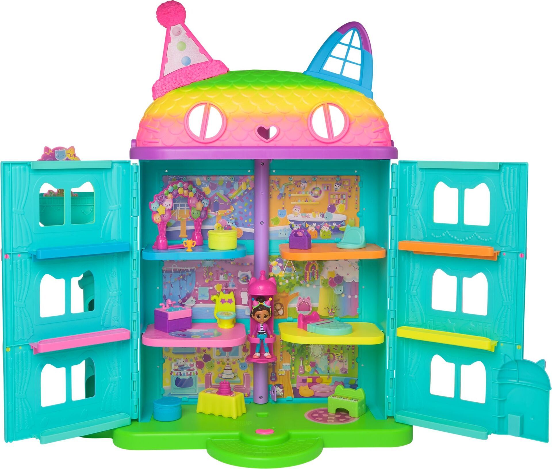 Gabby's Dollhouse Purrfect Dollhouse Rainbow - Bild 1