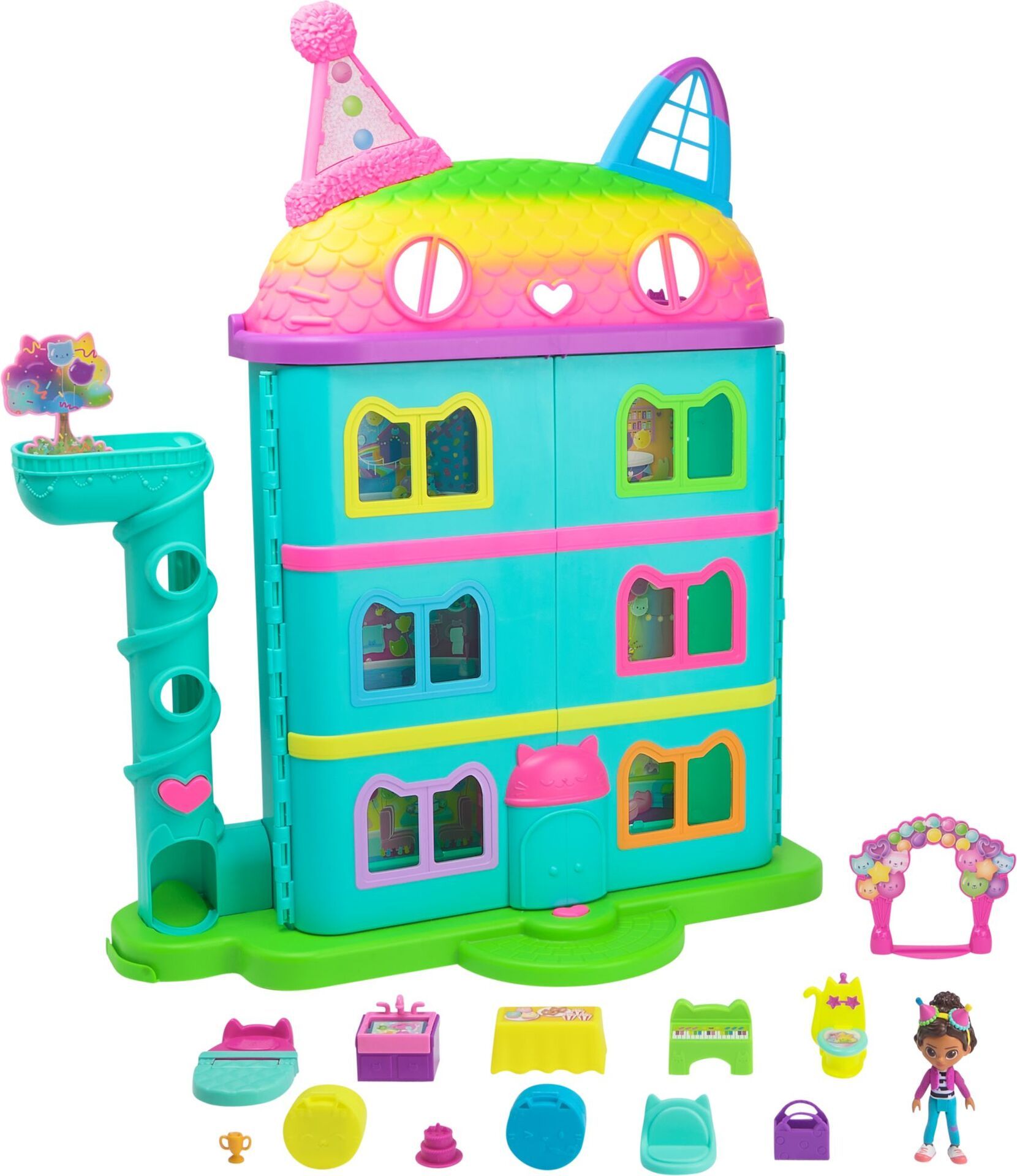 Gabby's Dollhouse Purrfect Dollhouse Rainbow - Bild 3