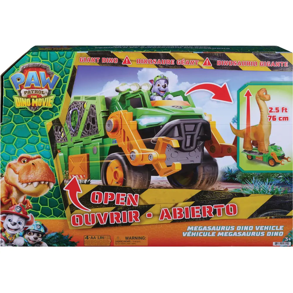 PAW Patrol Dino Movie Deluxe Megasaurus Dino-Fahrzeug - Bild 1