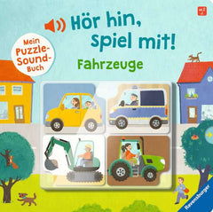 Hör hin, spiel mit! Fahrzeug Puzzle-Soundbuch