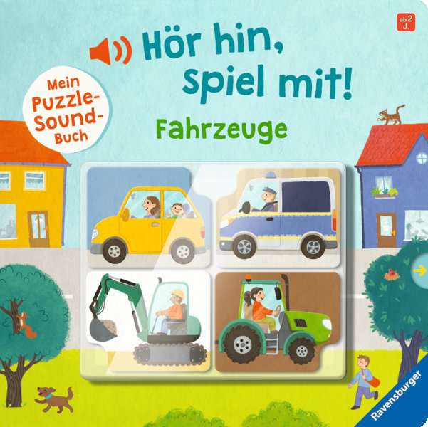 Hör hin, spiel mit! Fahrzeug Puzzle-Soundbuch - Bild 1