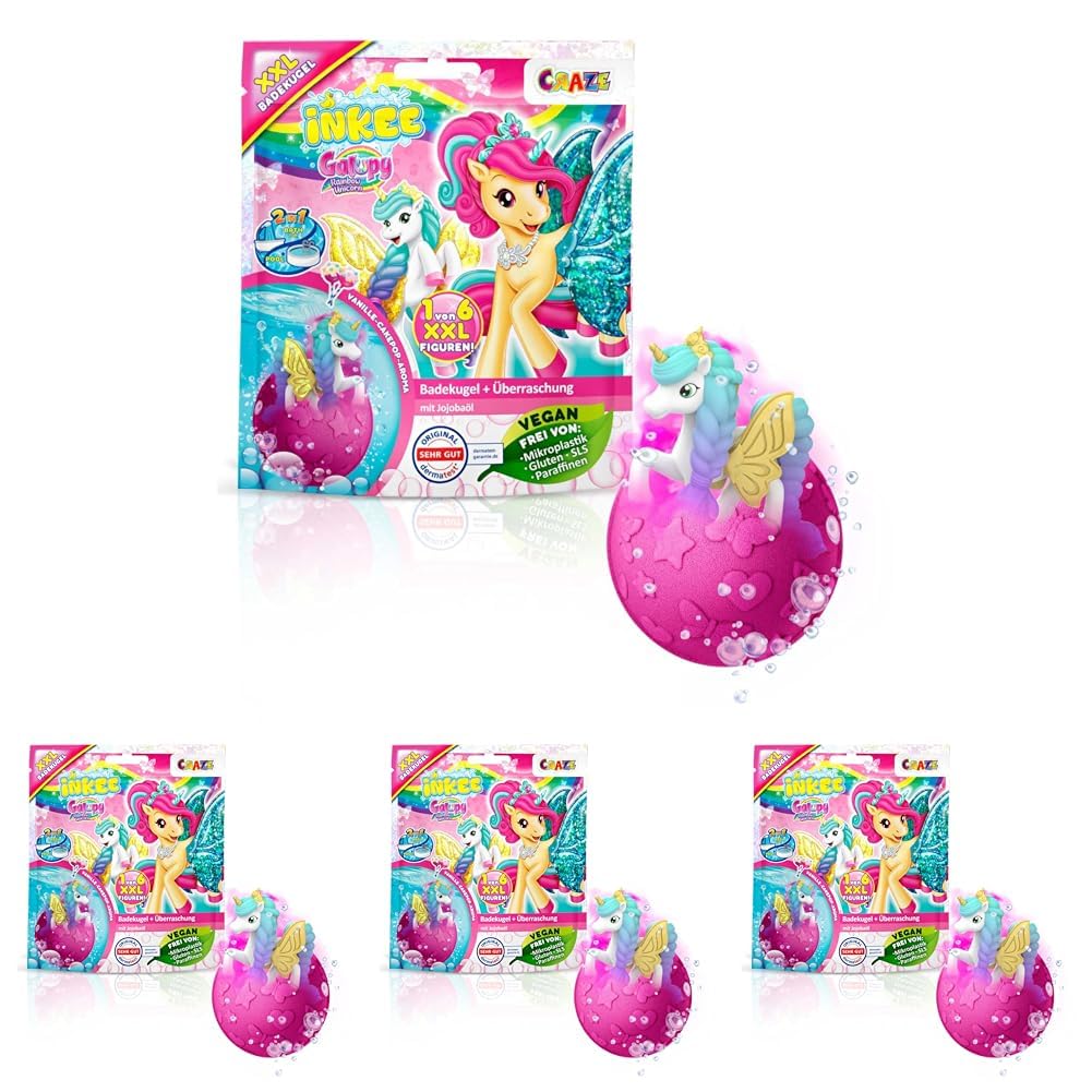 Inkee Badebombe XL Surprise Unicorn - Bild 1