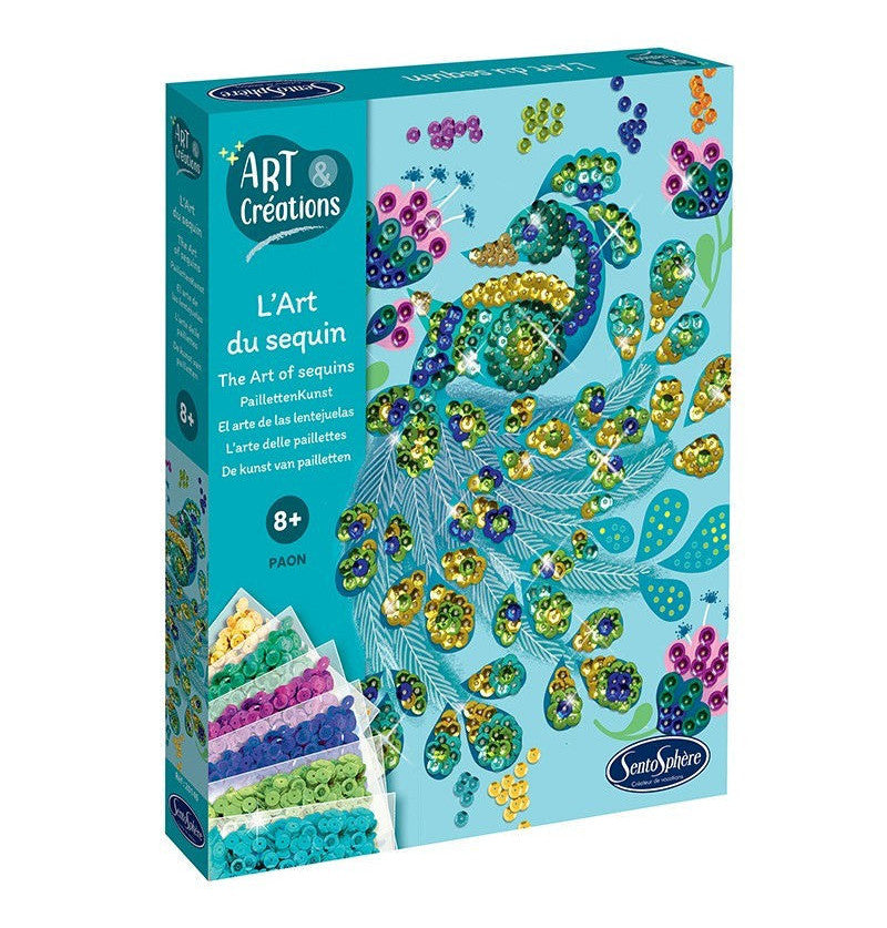 Art Creation Sequinkunst Pfau - Bild 2