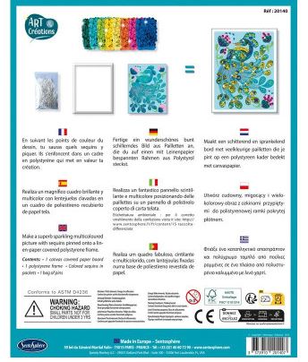 Art Creation Sequinkunst Pfau - Bild 3