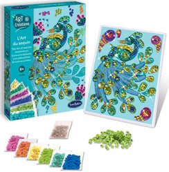 Art Creation Sequinkunst Pfau