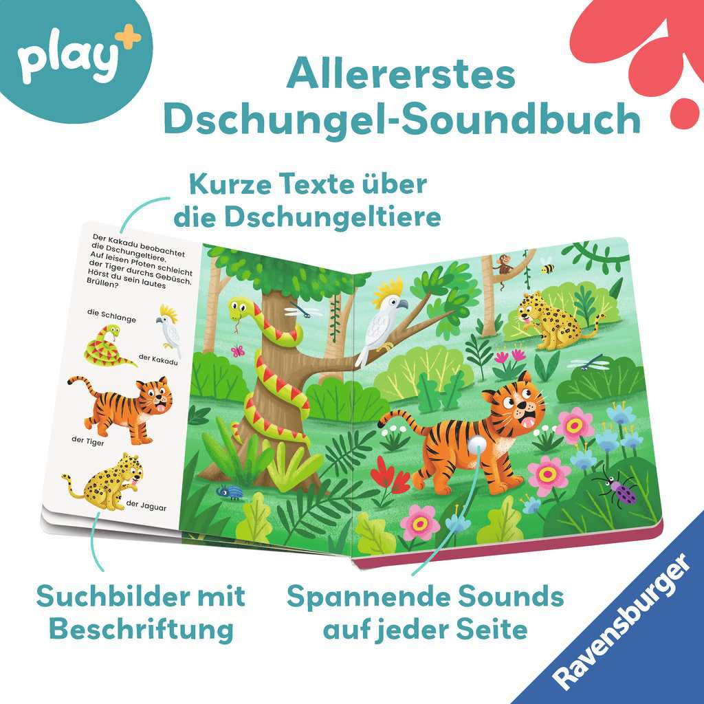 Play+ Mein allererstes Soundbuch - Im Dschungel 45.628 - Bild 2
