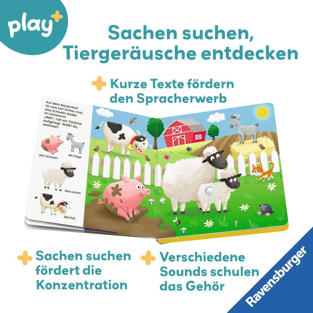 Play+ Mein allererstes Soundbuch - Tierkinder 45.629 - Bild 4