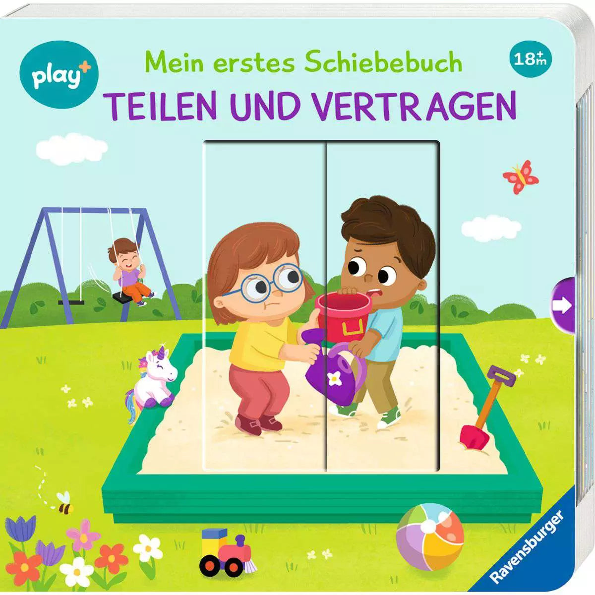 Play+ Mein erstes Schiebebuch - Teilen und vertragen 45.638 - Bild 1