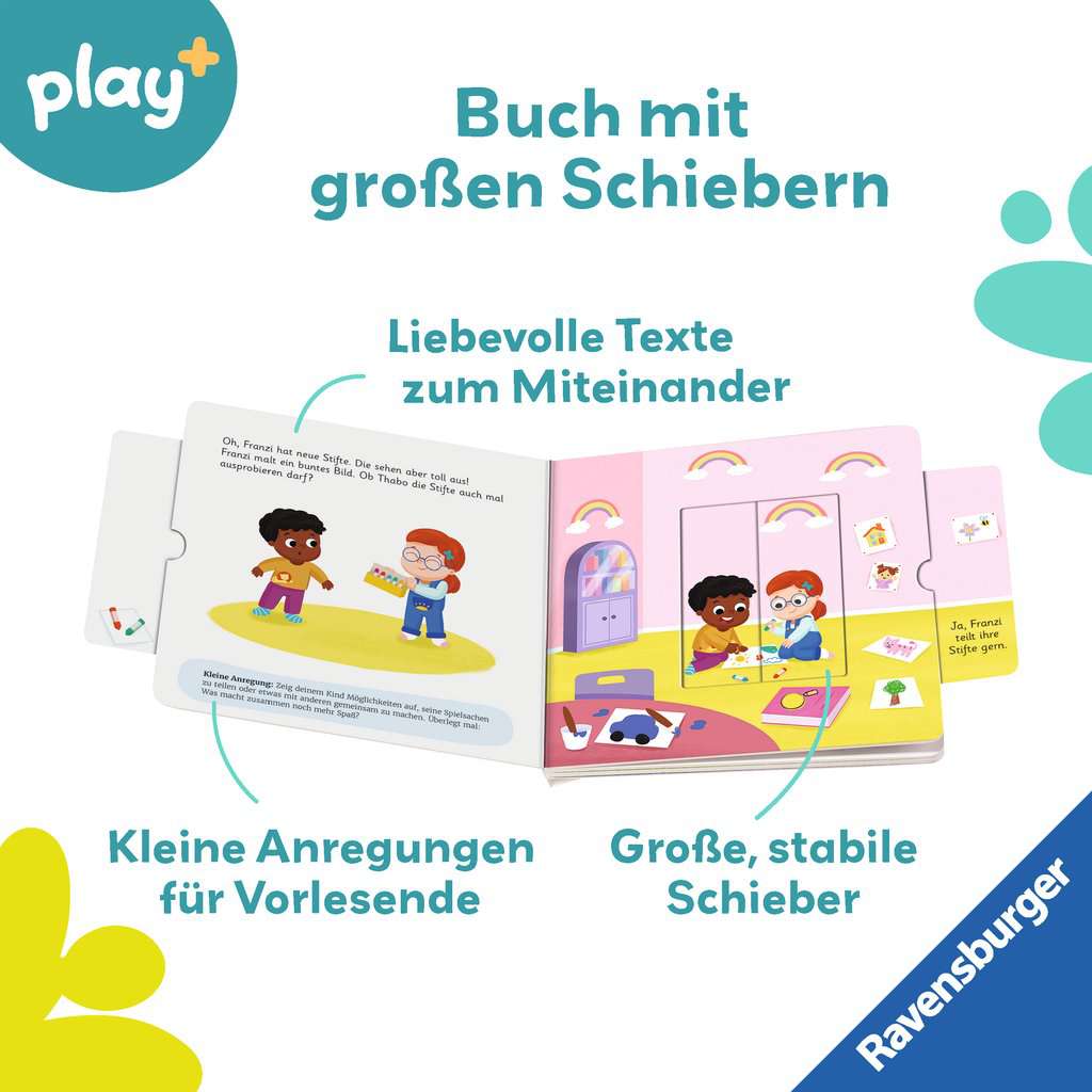 Play+ Mein erstes Schiebebuch - Teilen und vertragen 45.638 - Bild 3