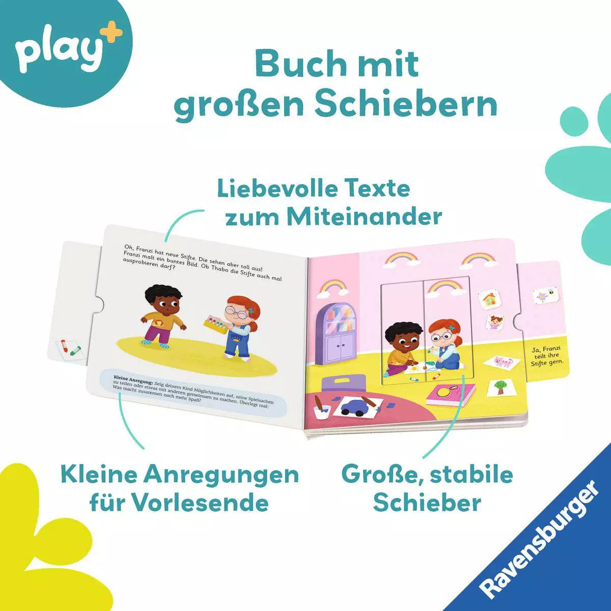 Play+ Mein erstes Schiebebuch - Teilen und vertragen 45.638 - Bild 3
