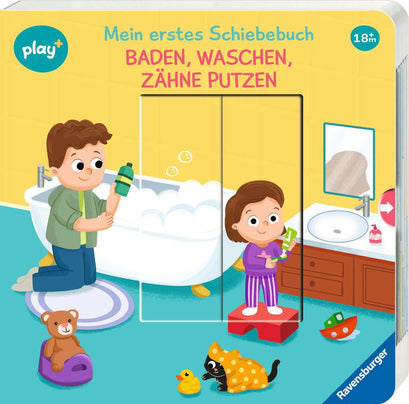 Play+ Mein erstes Schiebebuch - Baden, waschen, Zähne putzen 45.639