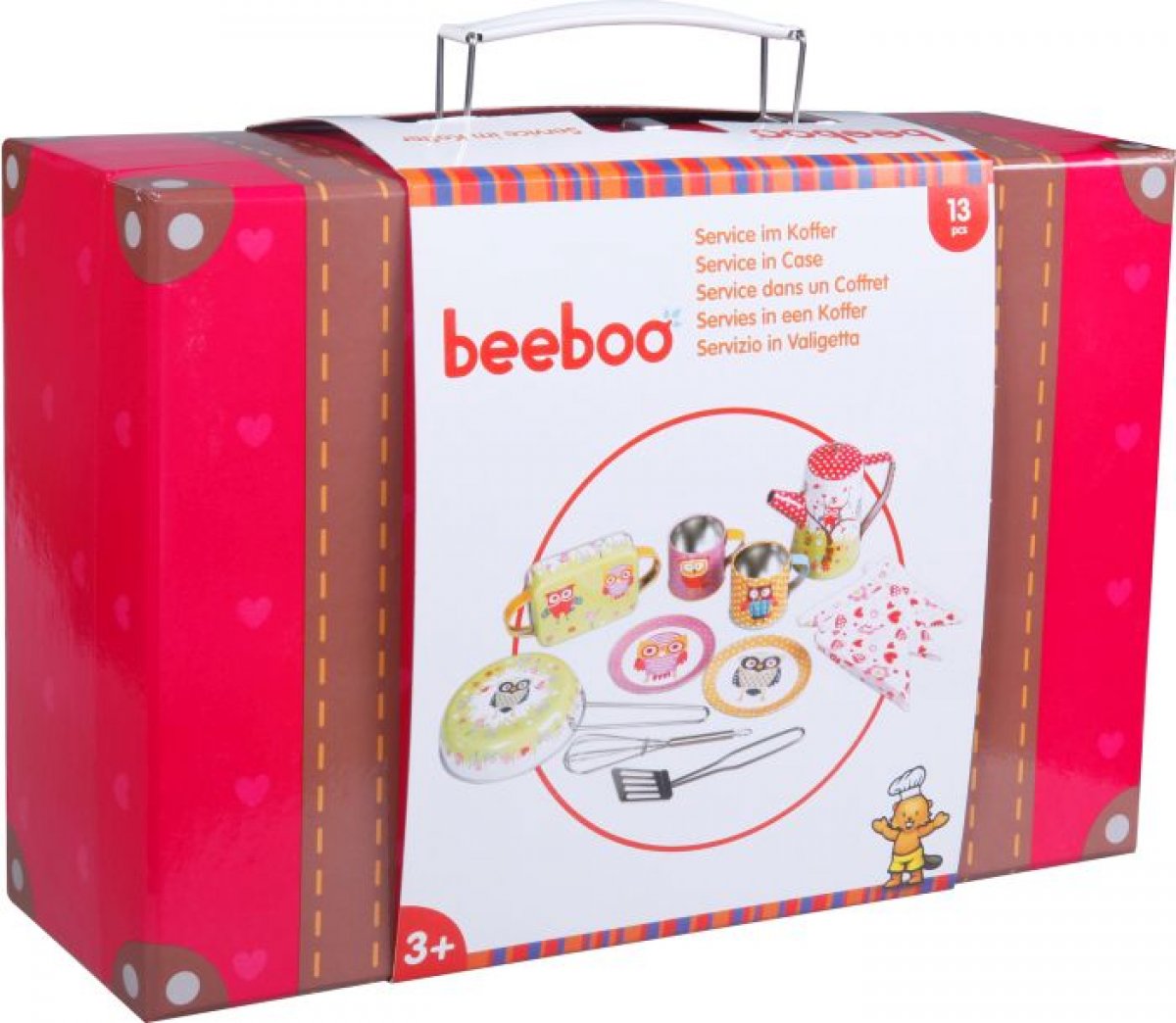 Beeboo Kitchen Service im Koffer, 13 Teile - Bild 1