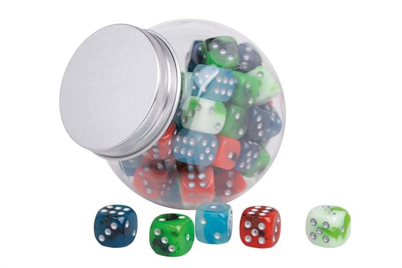 1 Würfel Kunststoff 16mm glowing - Bild 1